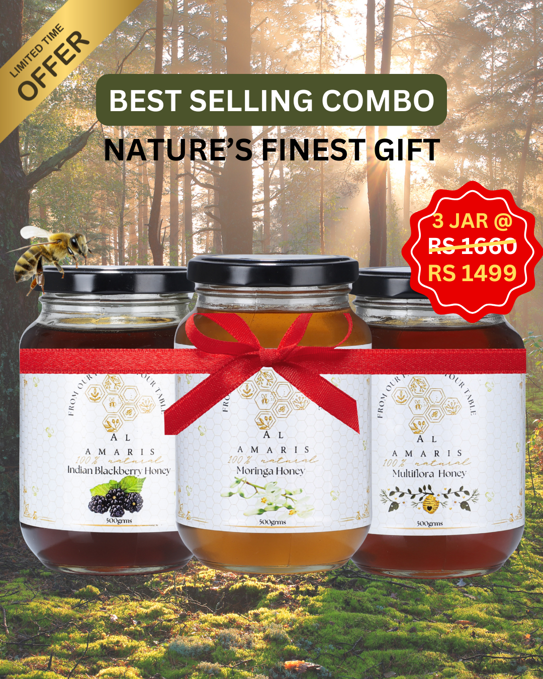 Al Amaris Moringa Natural Honey